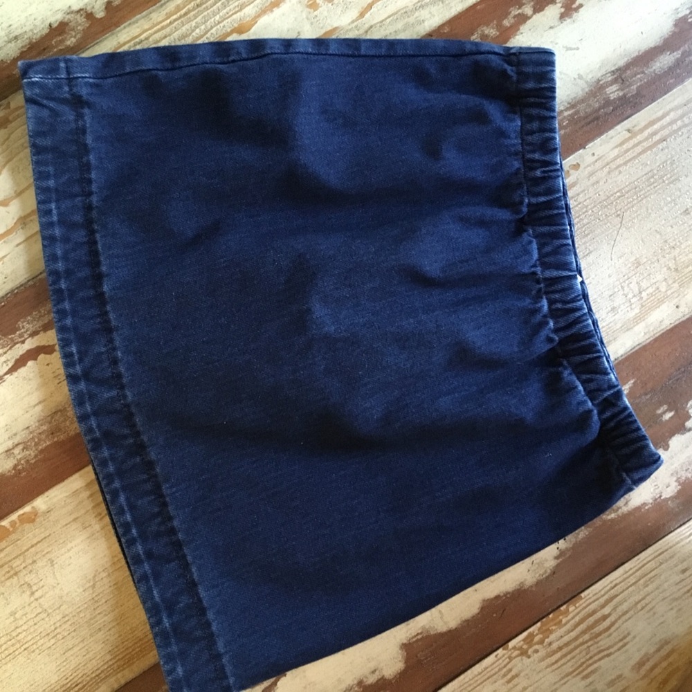 Silence and Noise Bodycon Denim Mini Skirt